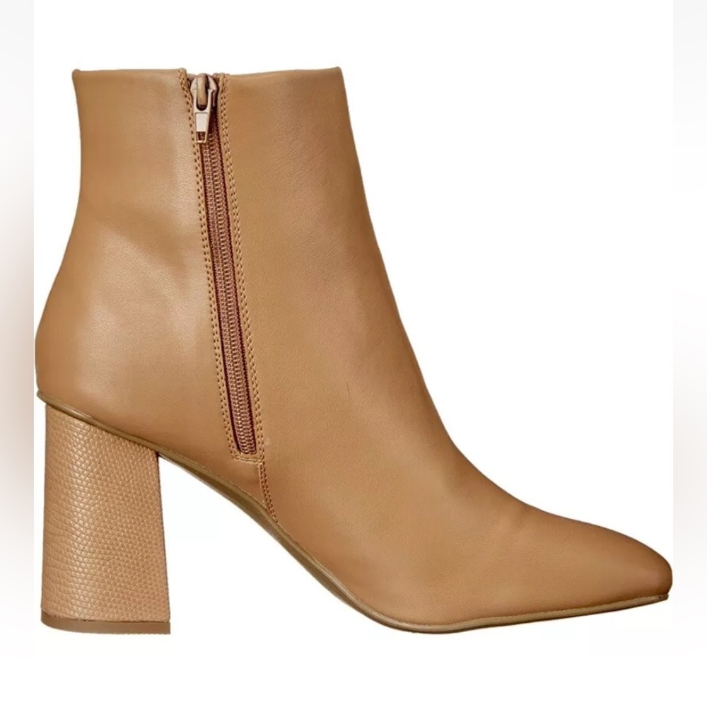 DV By DOLCE VITA Women's Caramel‎ Maudry Square-Toe Block-Heel Size 8